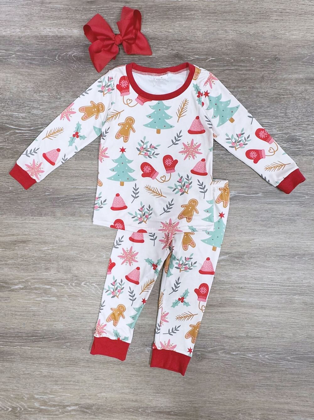 Christmas Cheer Girls or Boys Long Sleeve Pajama Set - Sydney So Sweet