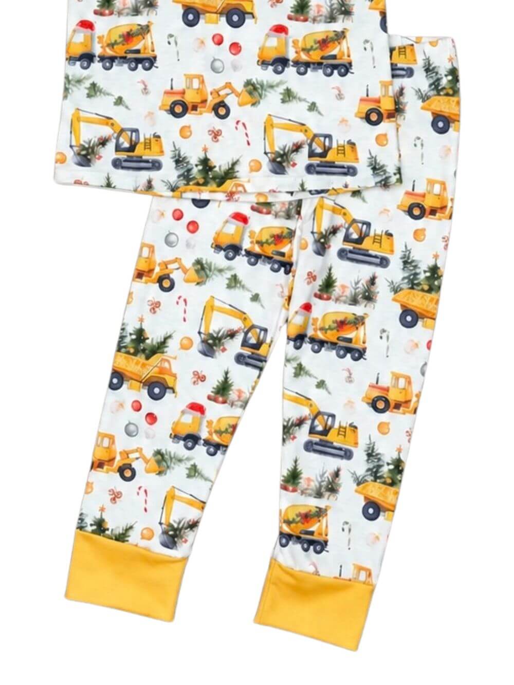 Christmas Construction Trucks Kids Comfy Lounge Set