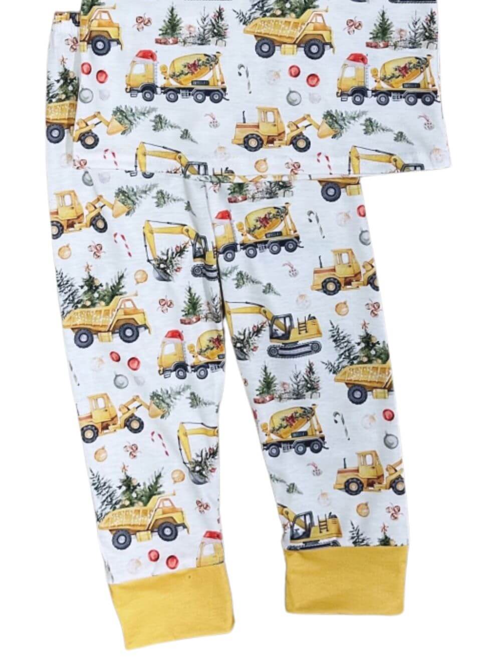 Christmas Tree Construction Holiday Pajamas - Sydney So Sweet