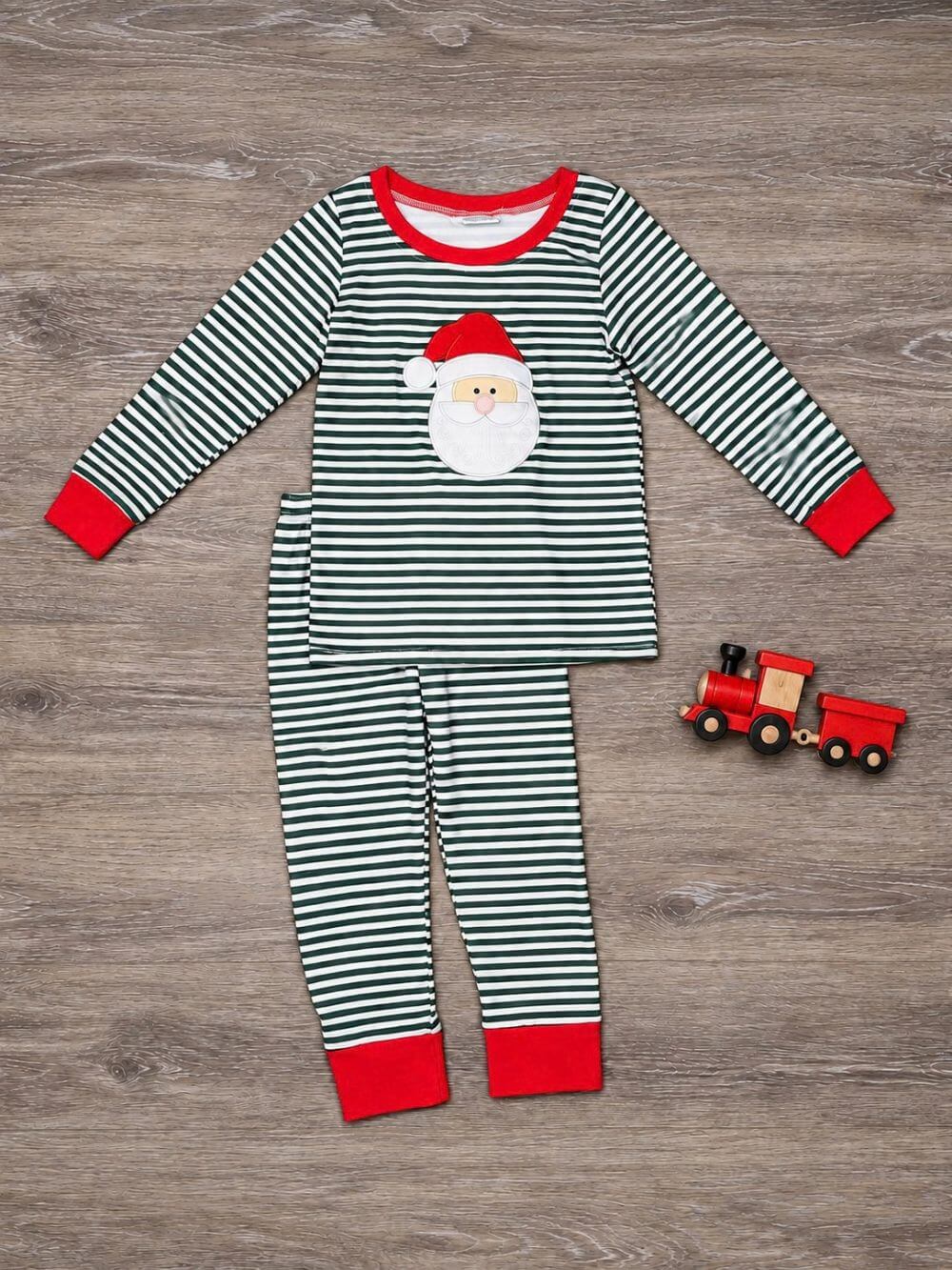 Classic Santa Stripe Kids Comfy Lounge Set
