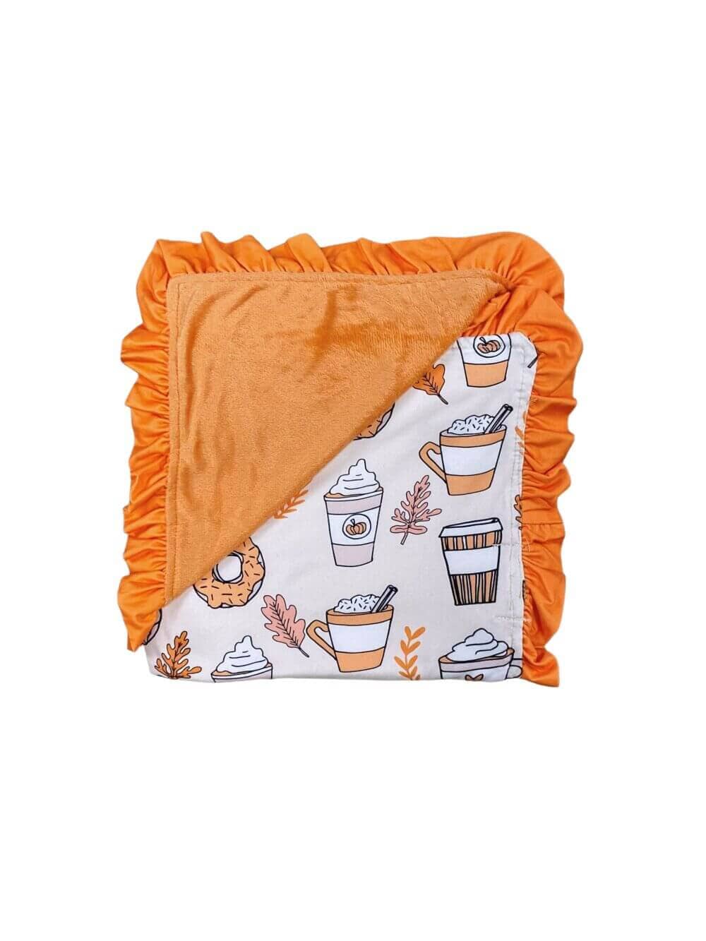 Coffee House Treats Baby or Toddler Fleece Blanket - Sydney So Sweet