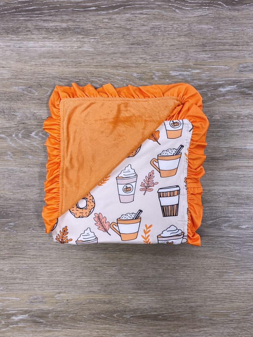 Coffee House Treats Baby or Toddler Fleece Blanket - Sydney So Sweet