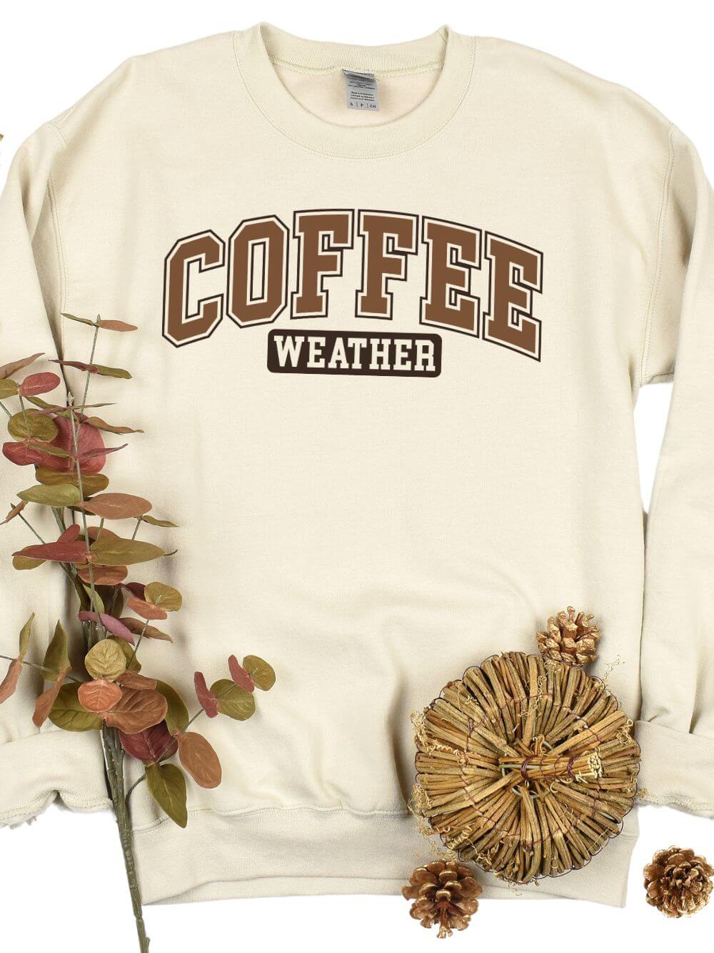 Coffee Weather Unisex Heavy Blend Crewneck Sweatshirt - Sydney So Sweet