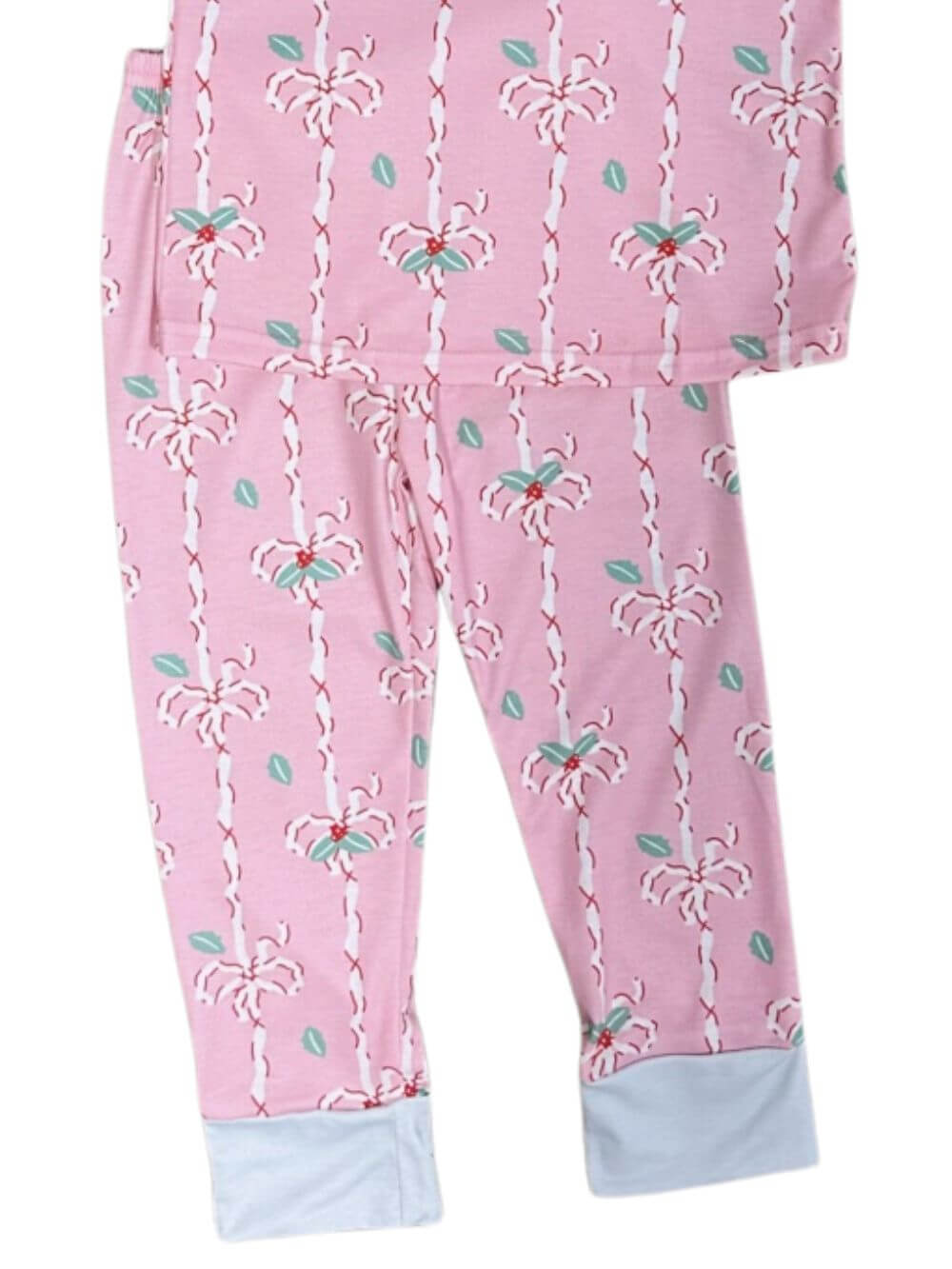 Cozy Coquette Girls Candy Cane Christmas Pajamas - Sydney So Sweet