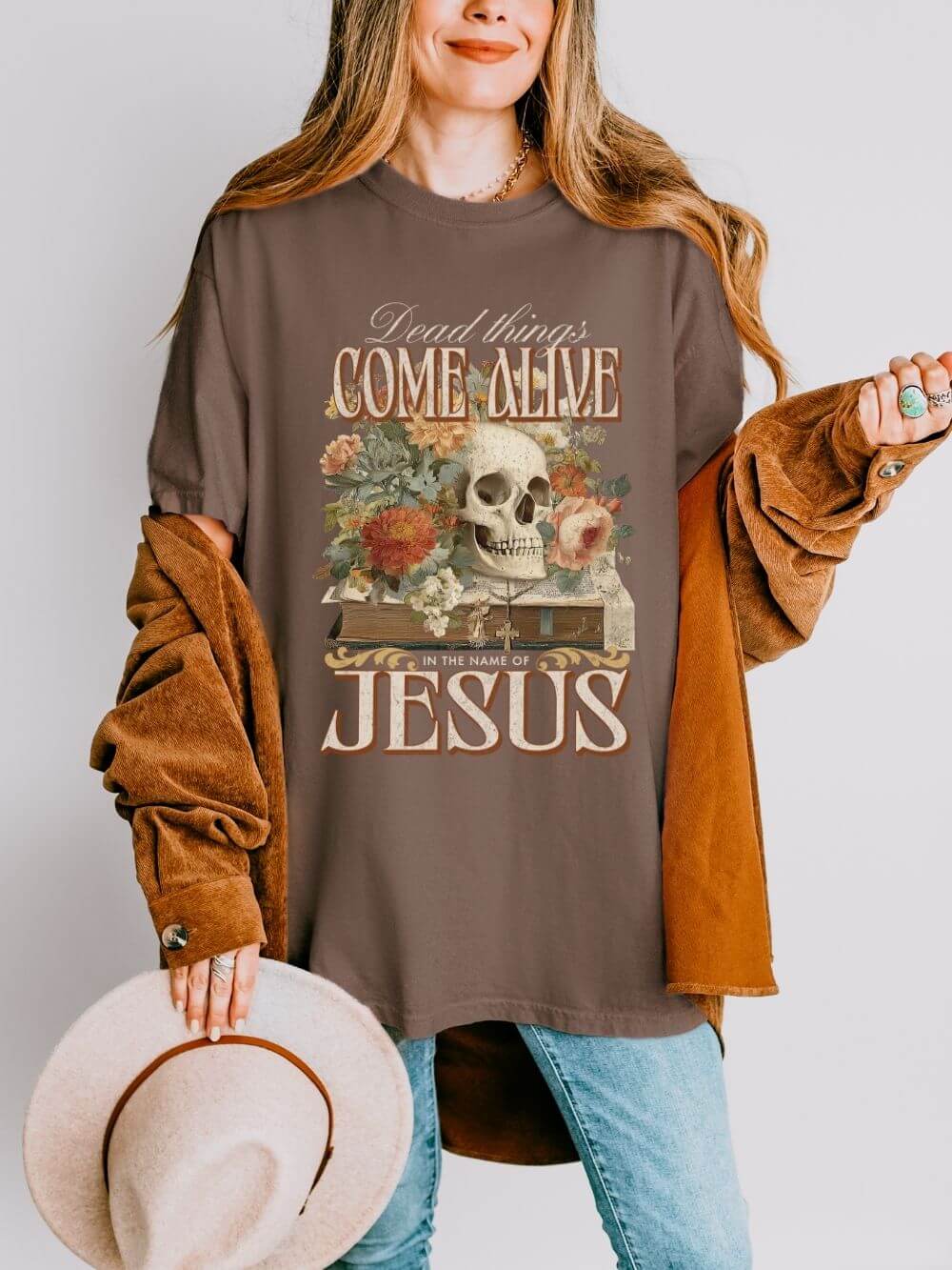 Come Alive in the Name of Jesus Graphic T-Shirt Christian Graphic Tee