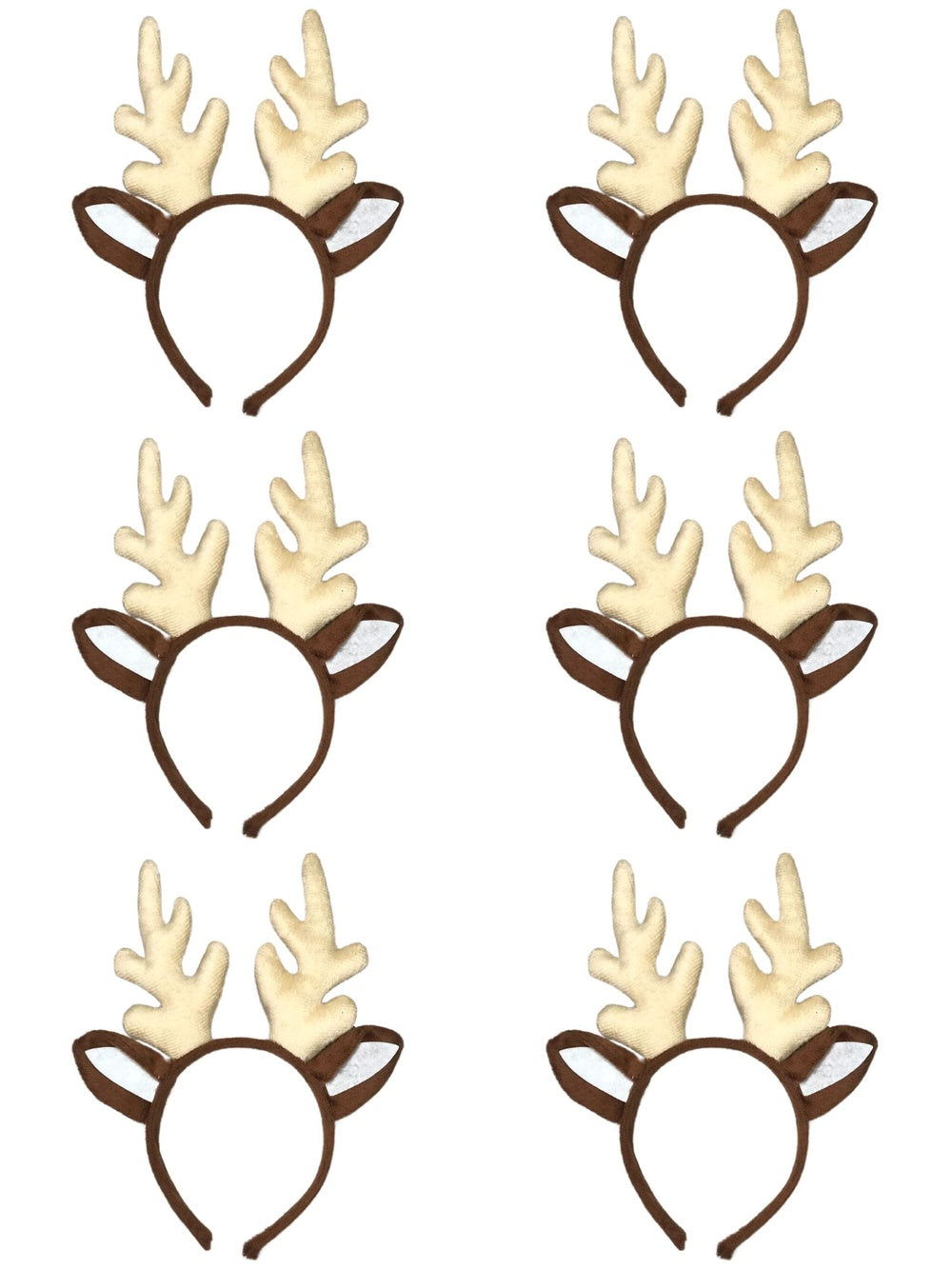 Reindeer Antler Headband - Brown Deer Headband Costume Accessory