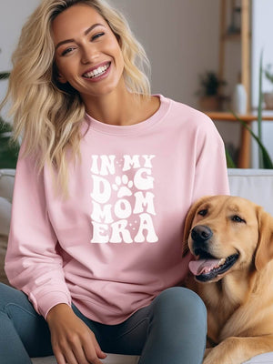 In My Dog Mom Era Heavy Blend Crewneck Graphic Sweatshirt - Sydney So Sweet