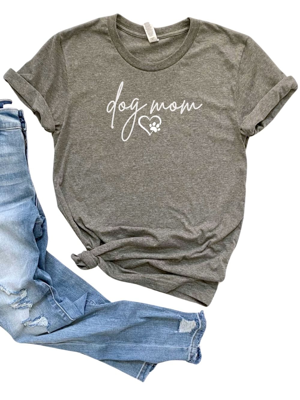 Dog Mom Women's Jersey Short Sleeve Graphic Tee - 12 Colors - Sydney So Sweet