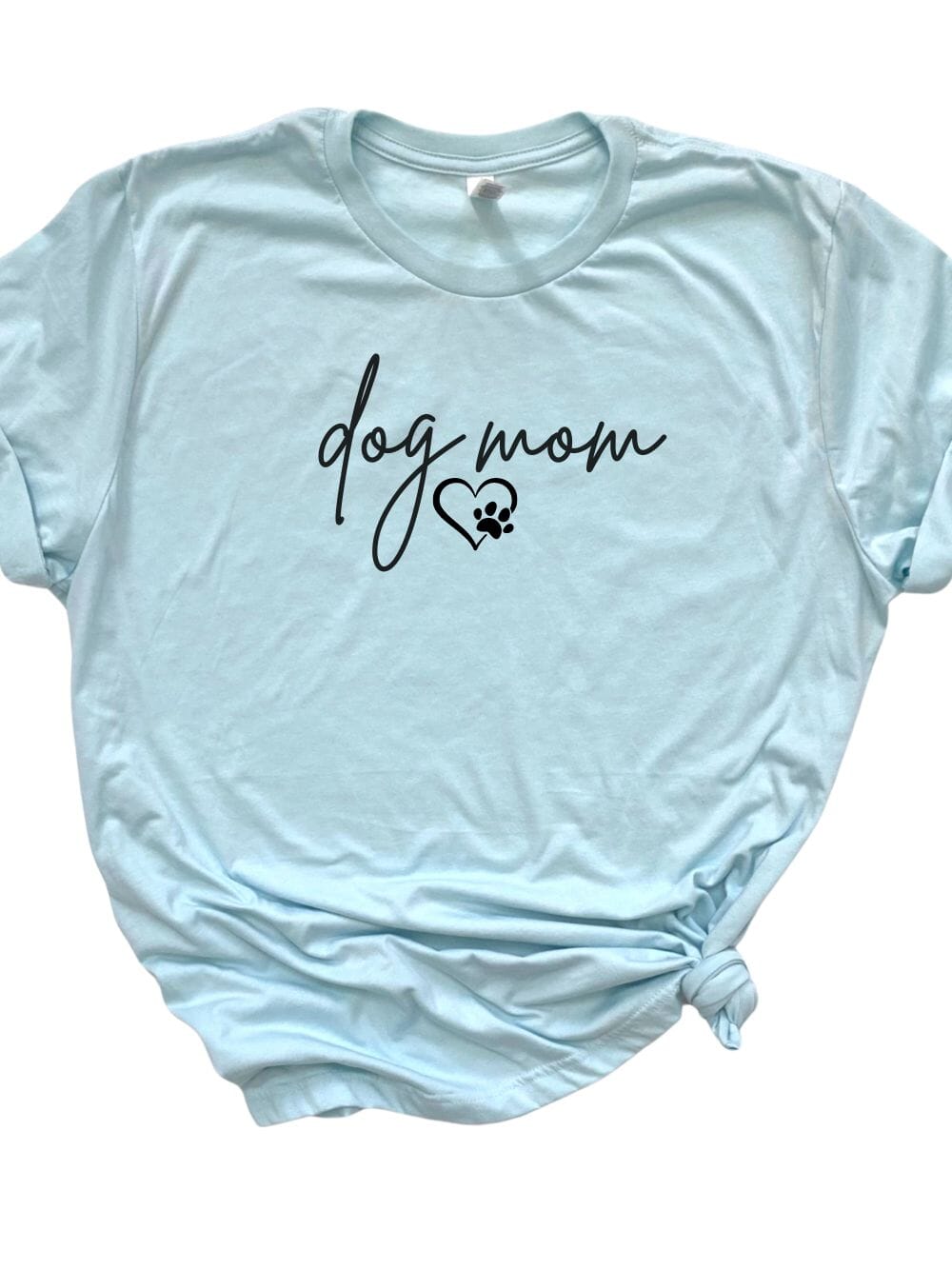 Dog Mom Women's Jersey Short Sleeve Graphic Tee - 12 Colors - Sydney So Sweet