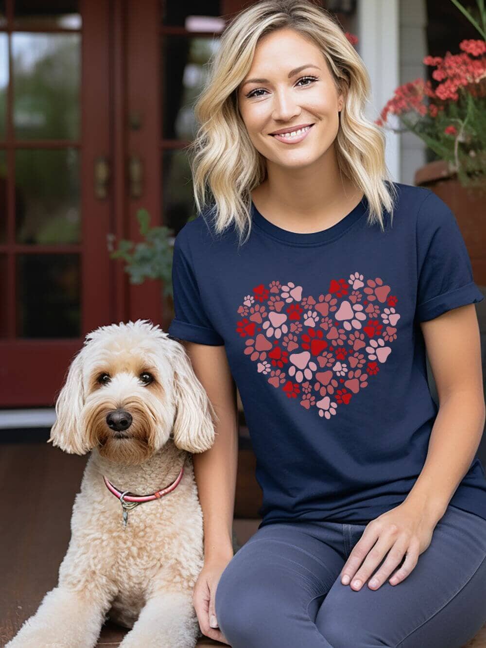 Dog mom 2025 graphic tee