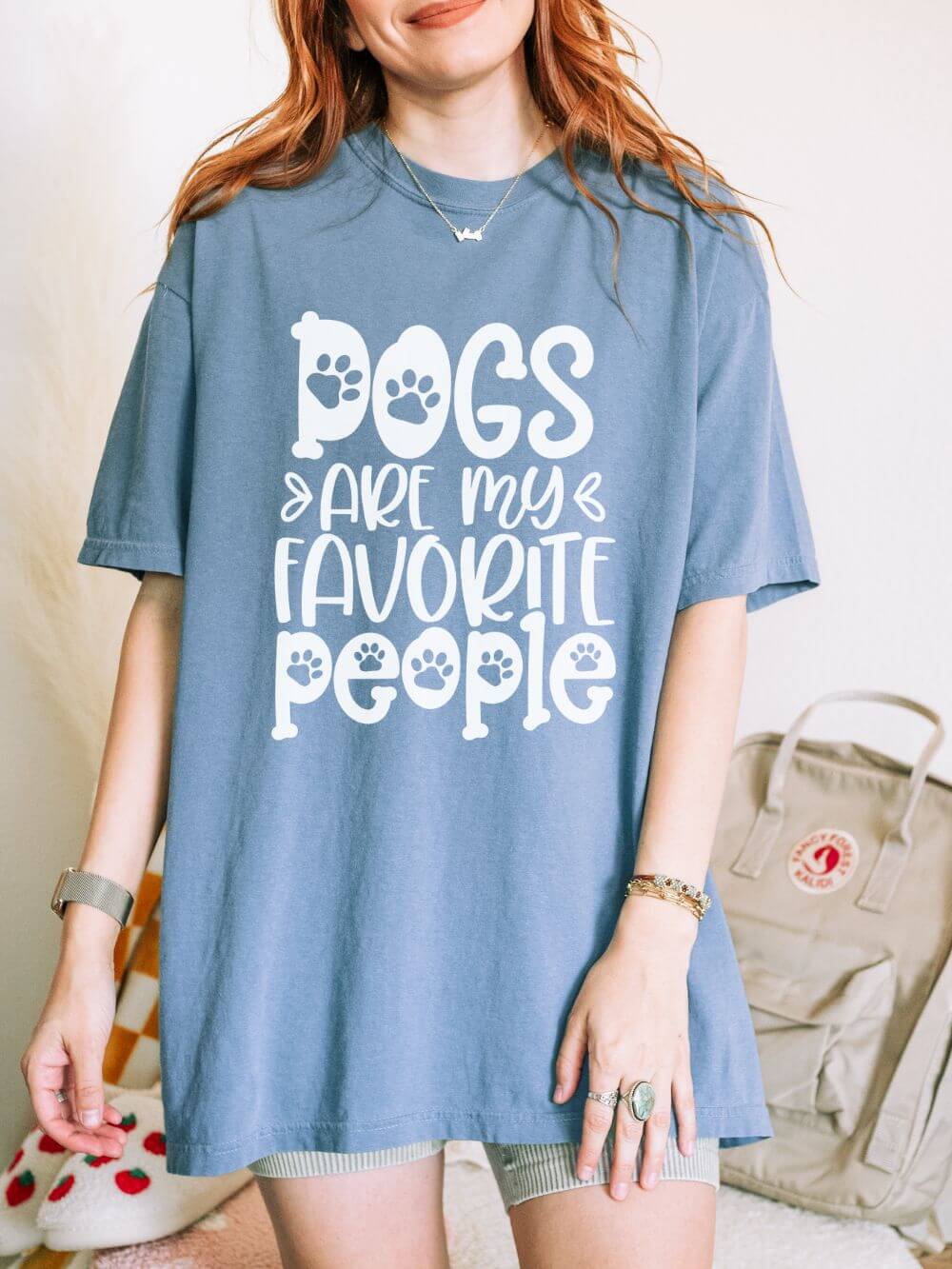 Dogs Are My Favorite People T-Shirt Dog Lover Graphic Tee