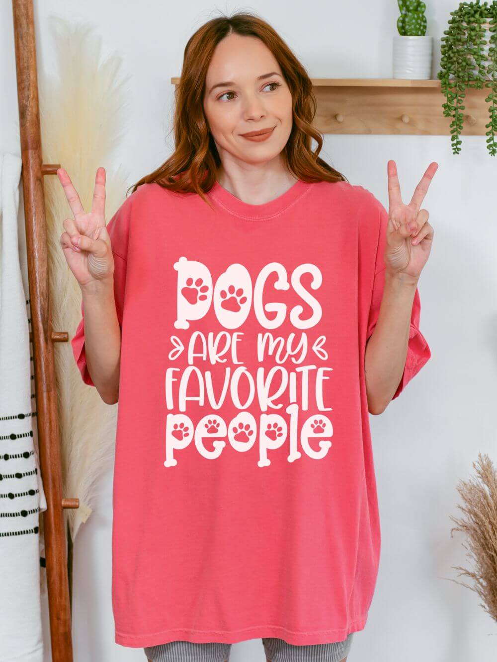 Dogs Are My Favorite People T-Shirt Dog Lover Graphic Tee