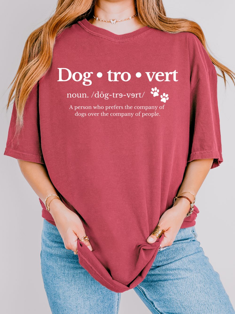 Dogtrovert Dog Lovers Funny Graphic T-Shirt Unisex Short Sleeve Tee - Sydney So Sweet
