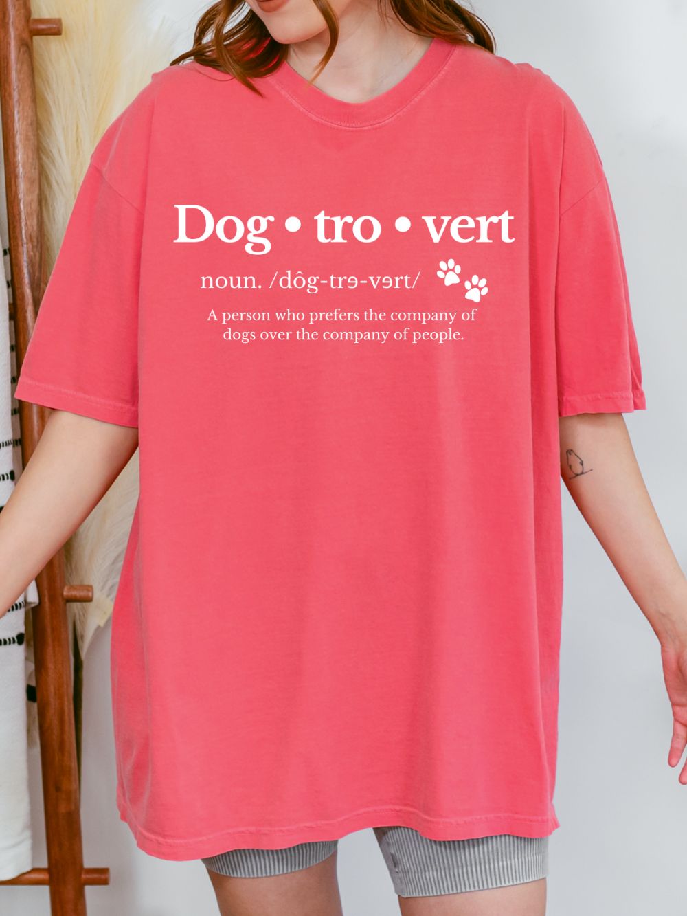 Dogtrovert Dog Lovers Funny Graphic T-Shirt Unisex Short Sleeve Tee - Sydney So Sweet