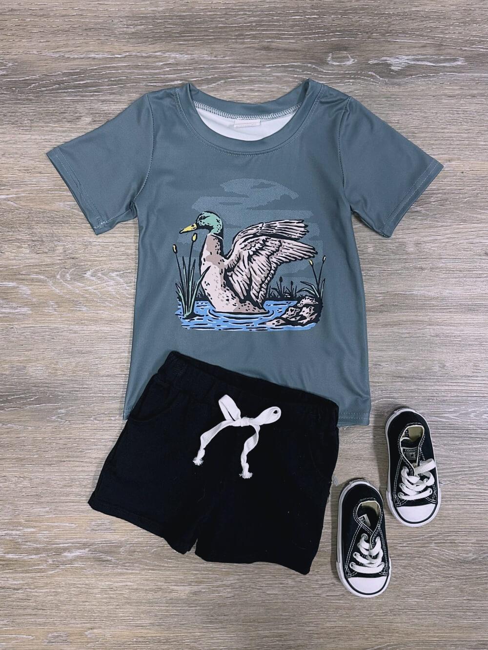 Duck Days Boys Outdoor Adventure Shorts Outfit - Sydney So Sweet