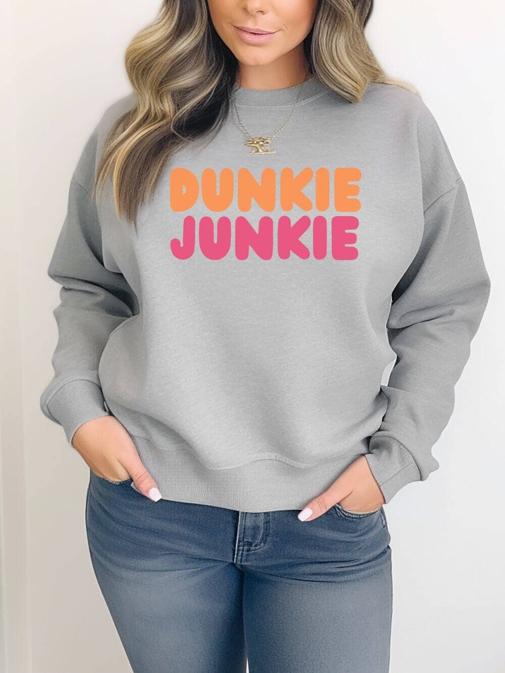 Dunkie Junkie Unisex Heavy Blend™ Crewneck Sweatshirt for Coffee Lovers - Sydney So Sweet