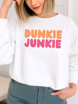 Dunkie Junkie Unisex Heavy Blend™ Crewneck Sweatshirt for Coffee Lovers - Sydney So Sweet