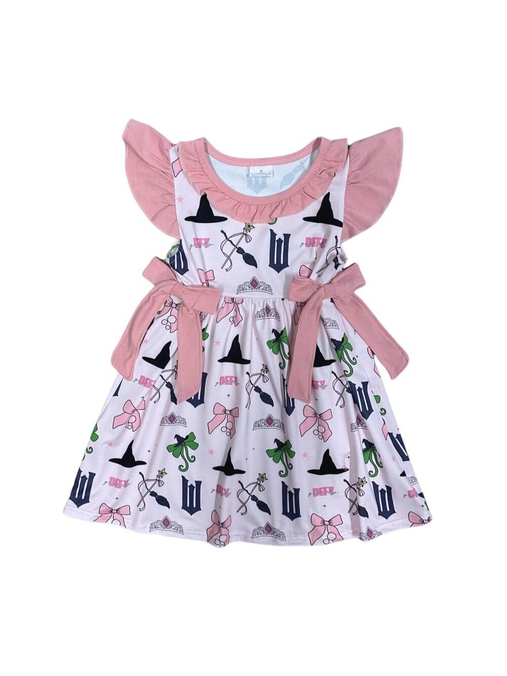 Enchanted Witches Girls Pink Twirl Dress - Sydney So Sweet