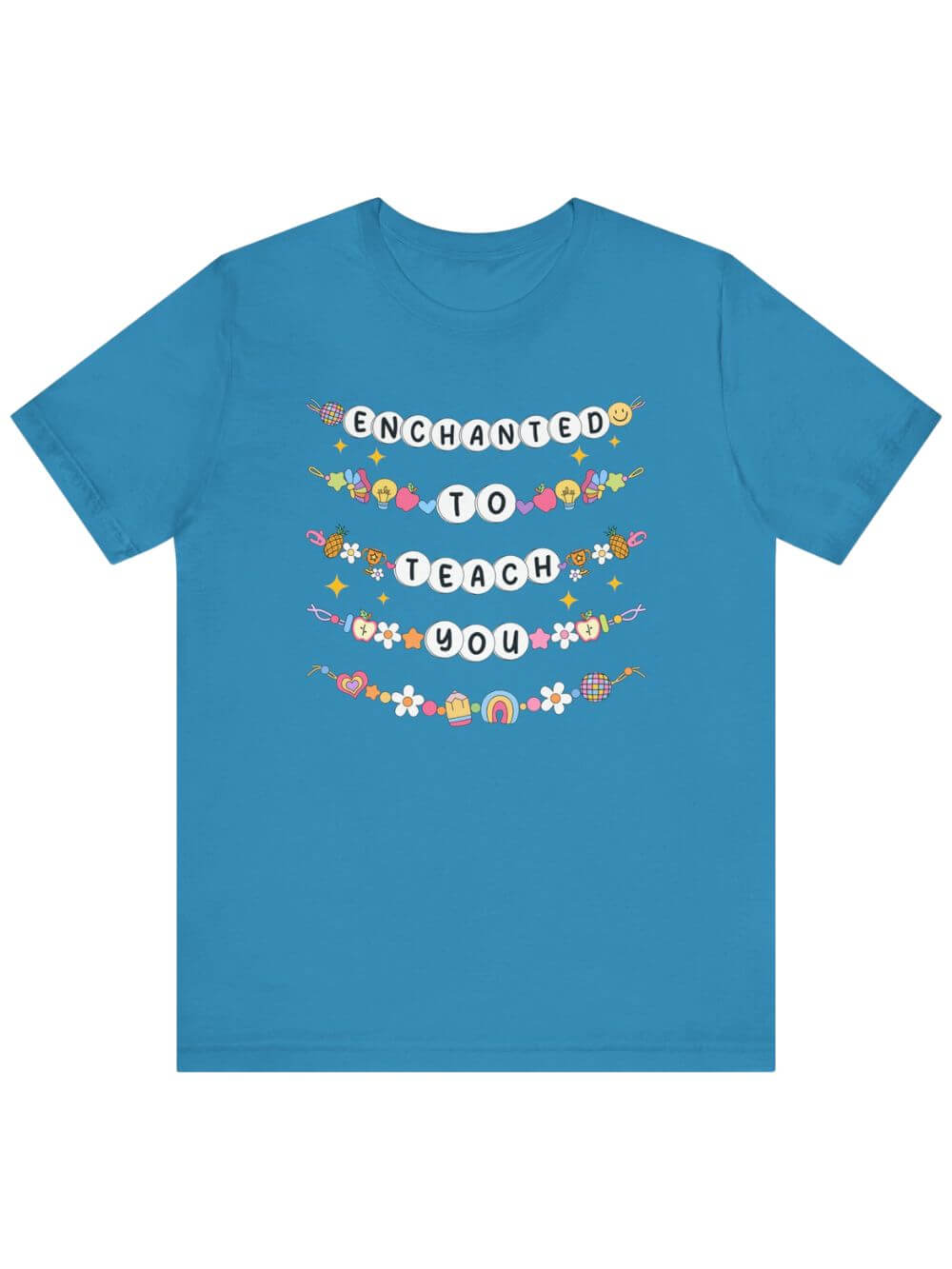 Enchanted to Teach You Tee Bella + Canvas Teacher Shirt T-Shirt for Back to School - Sydney So Sweet