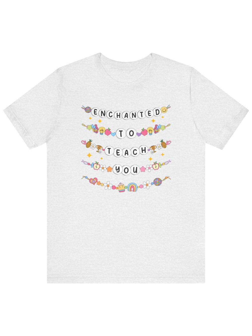 Enchanted to Teach You Tee Bella + Canvas Teacher Shirt T-Shirt for Back to School - Sydney So Sweet