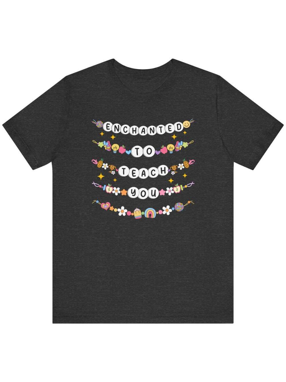 Enchanted to Teach You Tee Bella + Canvas Teacher Shirt T-Shirt for Back to School - Sydney So Sweet