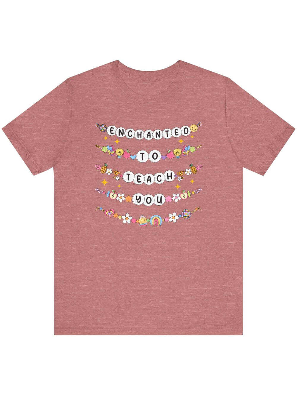 Enchanted to Teach You Tee Bella + Canvas Teacher Shirt T-Shirt for Back to School - Sydney So Sweet