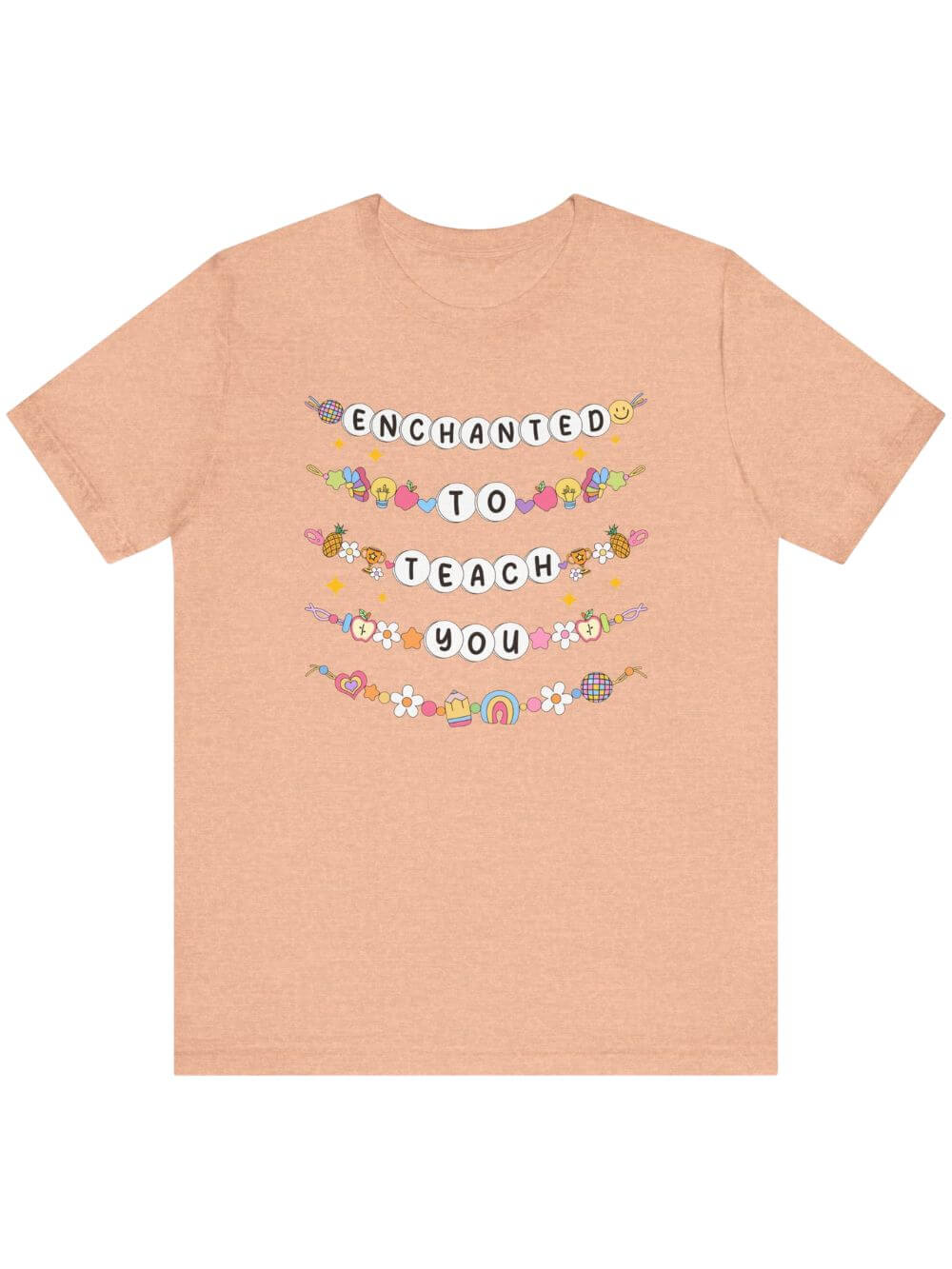 Enchanted to Teach You Tee Bella + Canvas Teacher Shirt T-Shirt for Back to School - Sydney So Sweet
