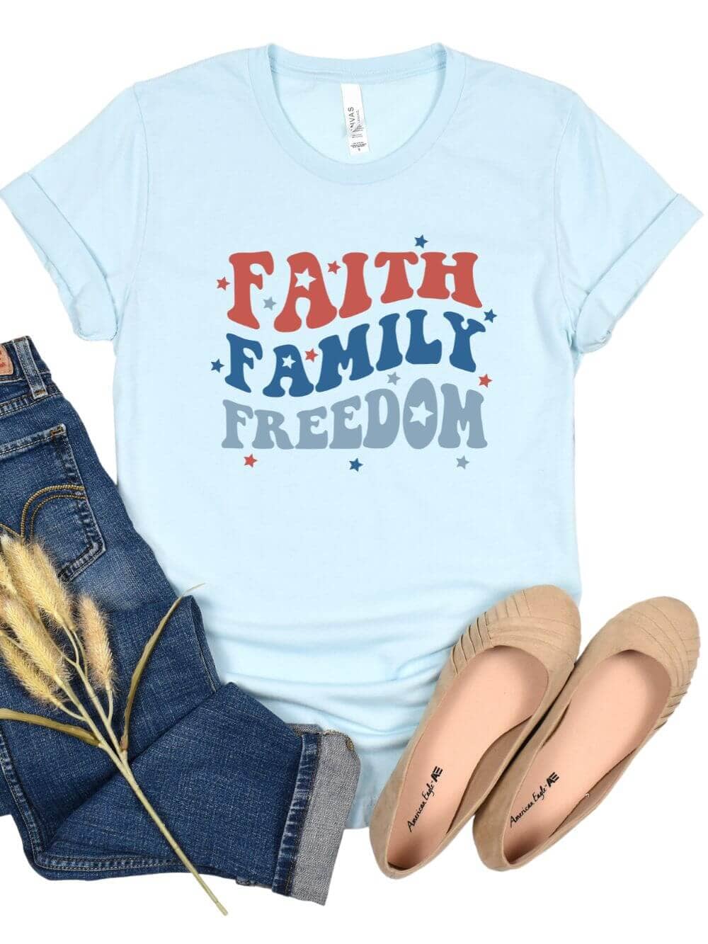 Family 4th of July Mommy and Me USA Patriotic Shirts