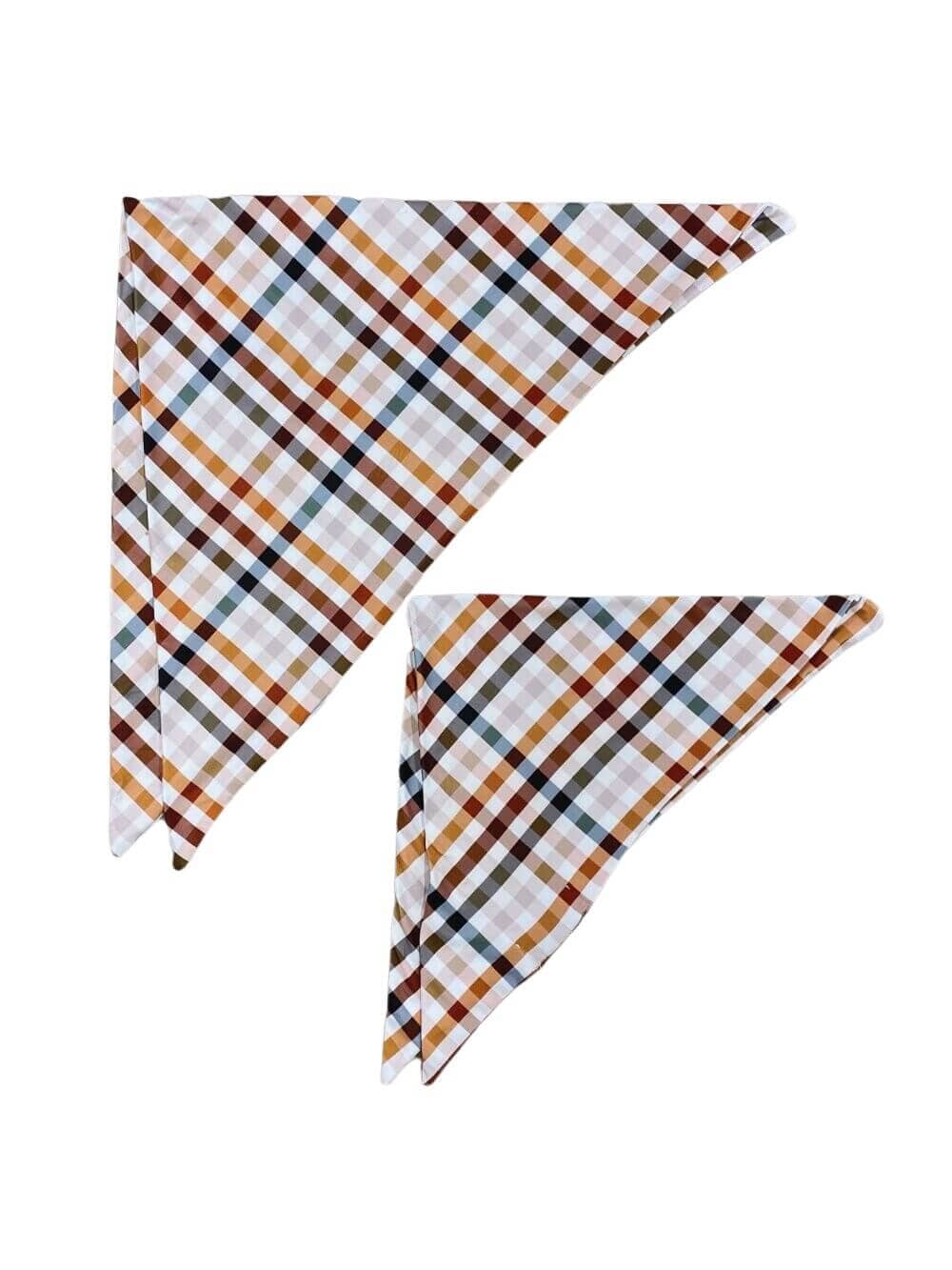 Fall Plaid Classic Dog Bandana - Sydney So Sweet