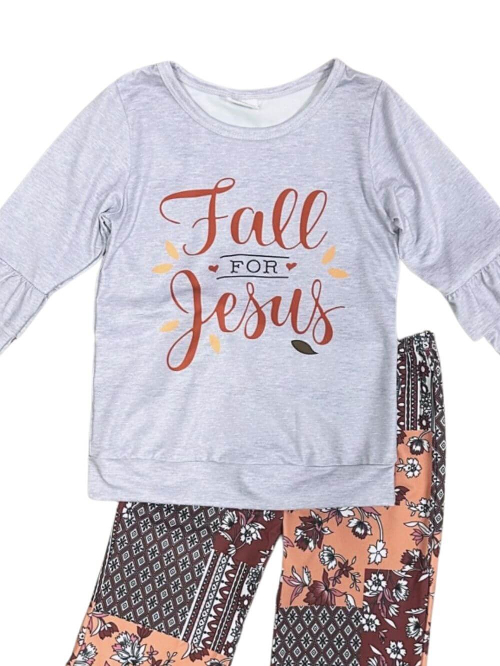 Fall for Jesus Girls Faith & Flare Girls Pants Outfit - Sydney So Sweet