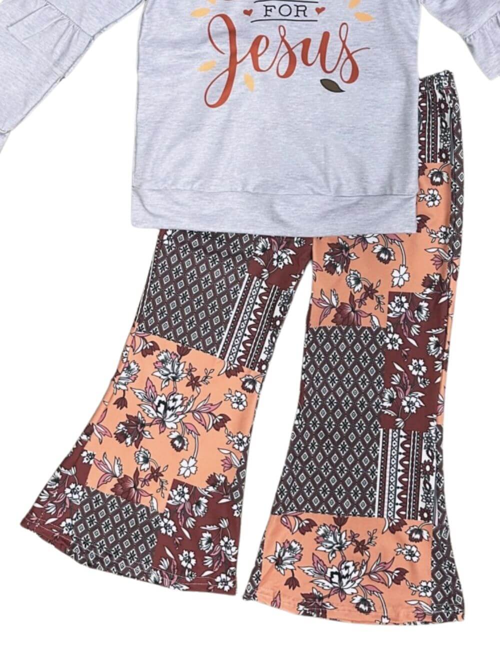 Fall for Jesus Girls Faith & Flare Girls Pants Outfit - Sydney So Sweet