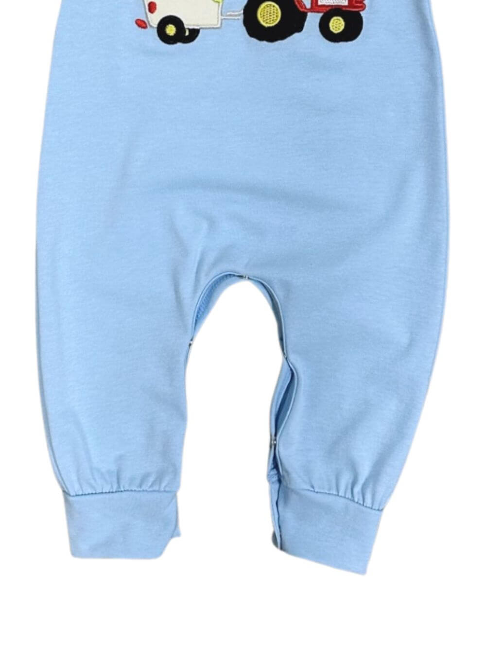 Farm Fresh Christmas Tree Delivery Boys Baby Romper - Sydney So Sweet