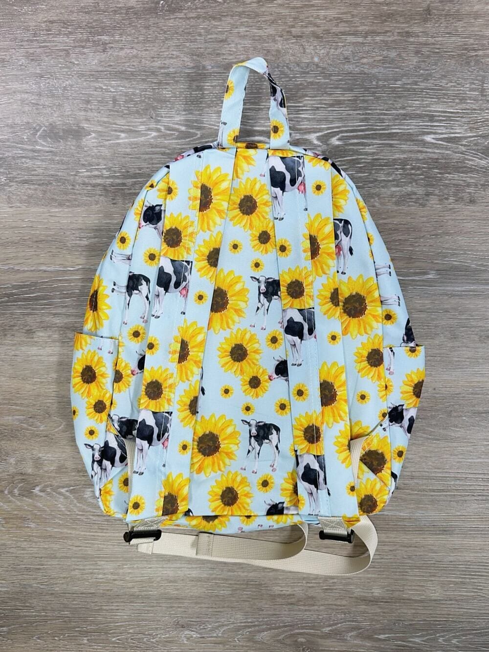 Farm Fresh Sunflowers & Cows Kids' School Backpack - Sydney So Sweet