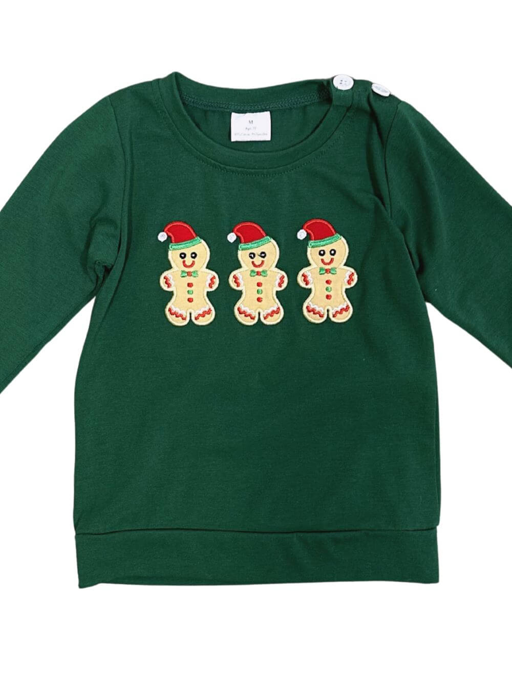 Festive Gingerbread Friends Christmas Top - Sydney So Sweet