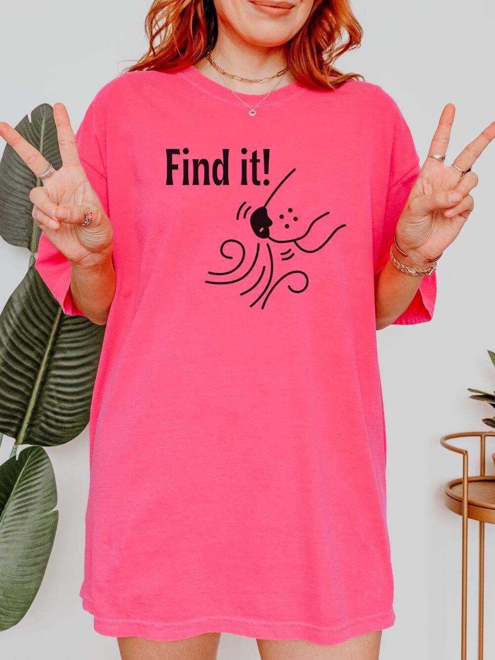 Find It! Dog Scent Sport Nose Work Comfort Colors Unisex Dog Mom T-Shirt - Sydney So Sweet