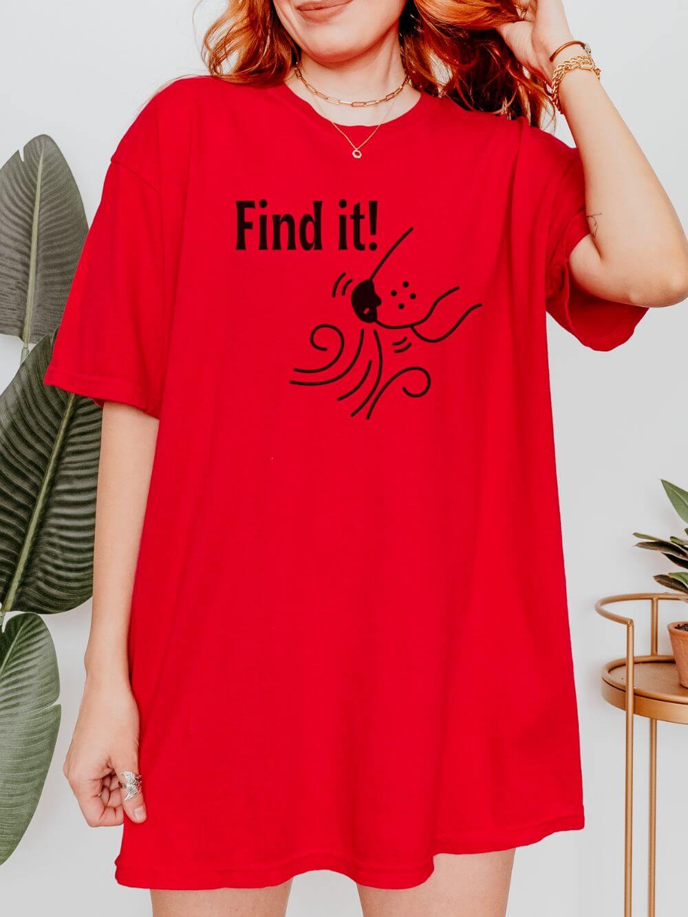 Find It! Dog Scent Sport Nose Work Comfort Colors Unisex Dog Mom T-Shirt - Sydney So Sweet