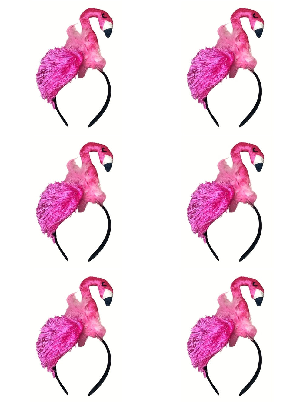 Pink Flamingo Headband - Cute Bird Feather Headband Costume Accessory
