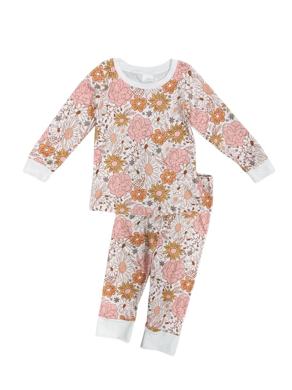 Floral Spice Dreams Girls Fall Lounge Set - Sydney So Sweet