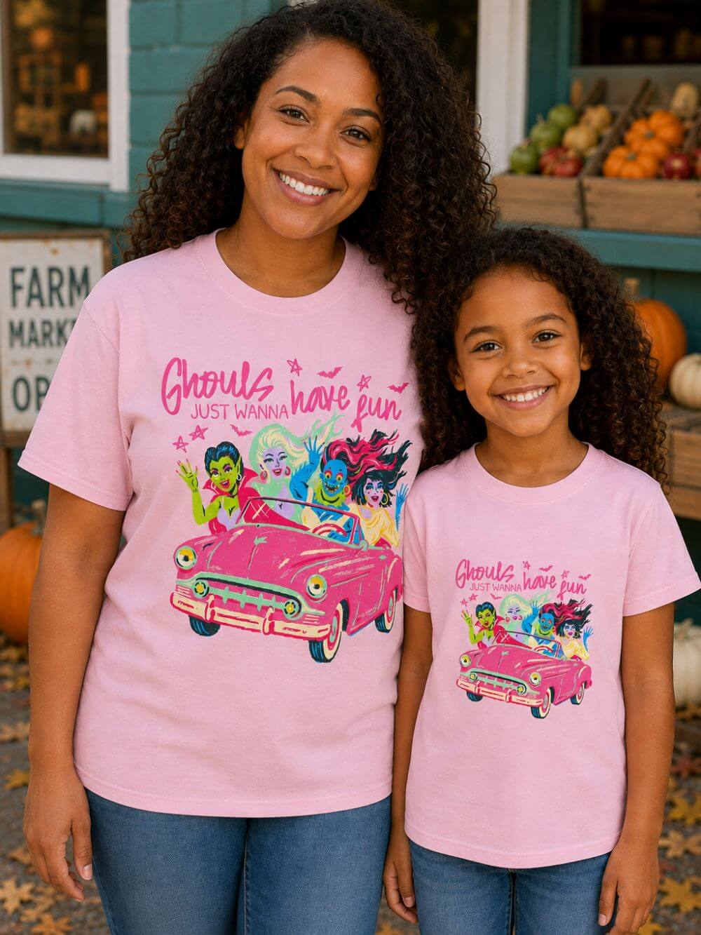 Ghouls Just Wanna Have Fun Halloween Monsters T-Shirt Fun Kids Graphic Tee