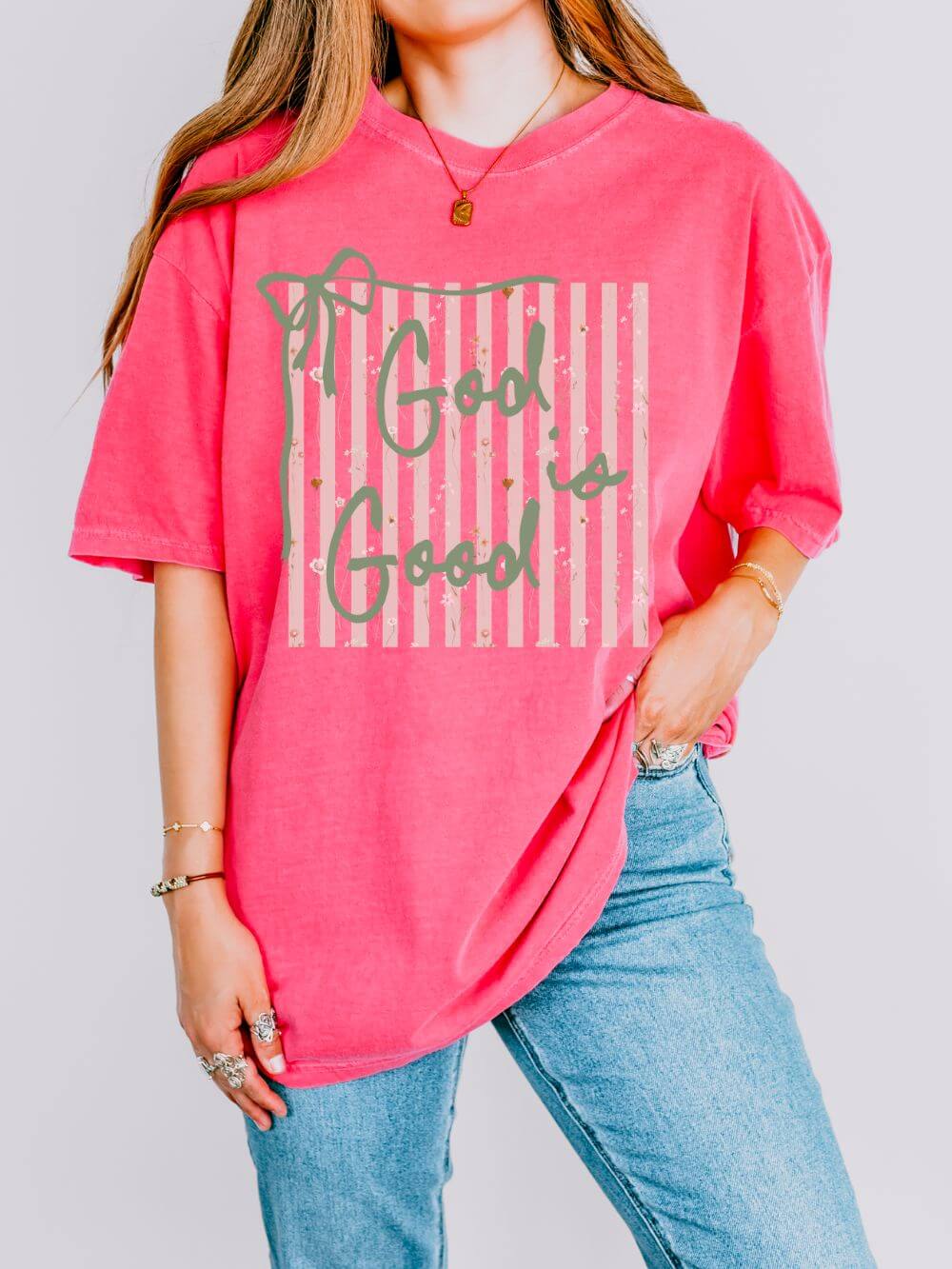 God is Good Graphic T-Shirt  Christian Faith Graphic Tee