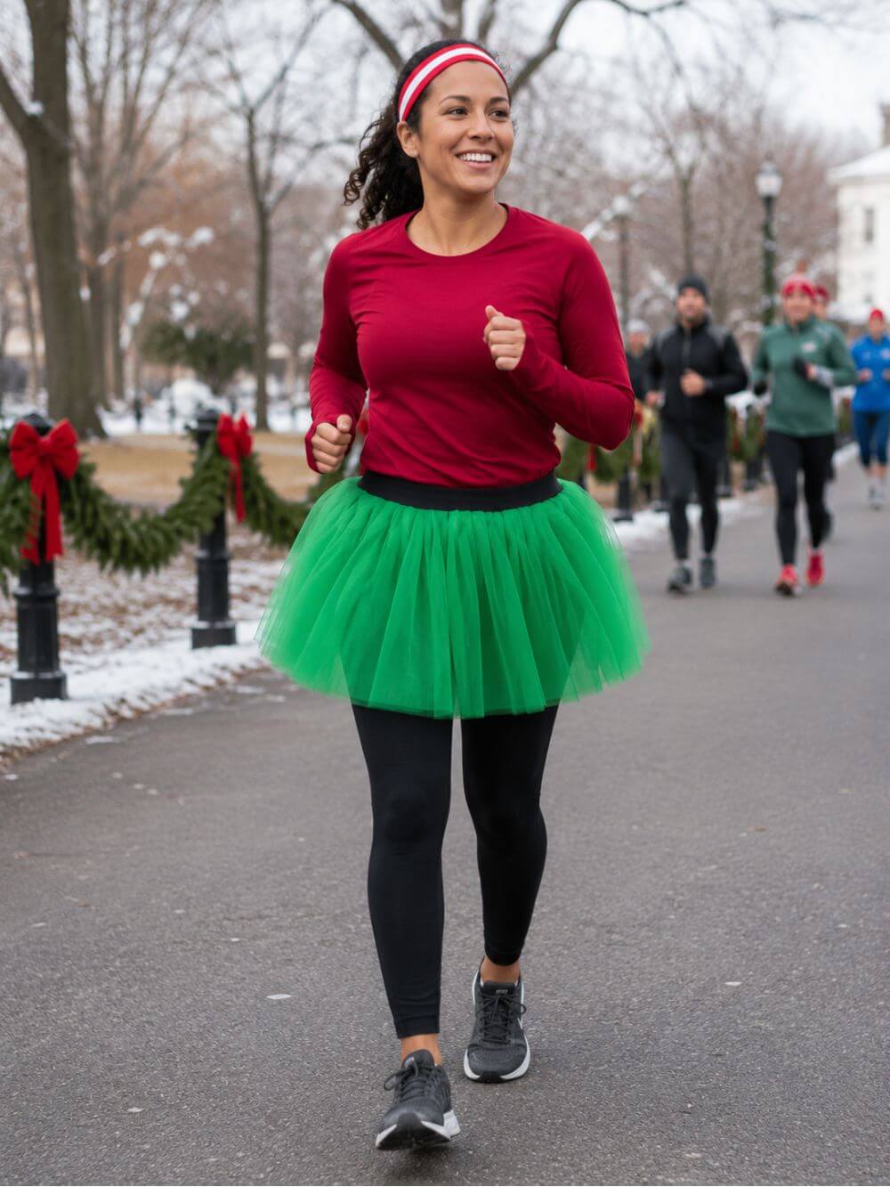Green Adult Size Women's 5K Running Tutu Skirt Costume