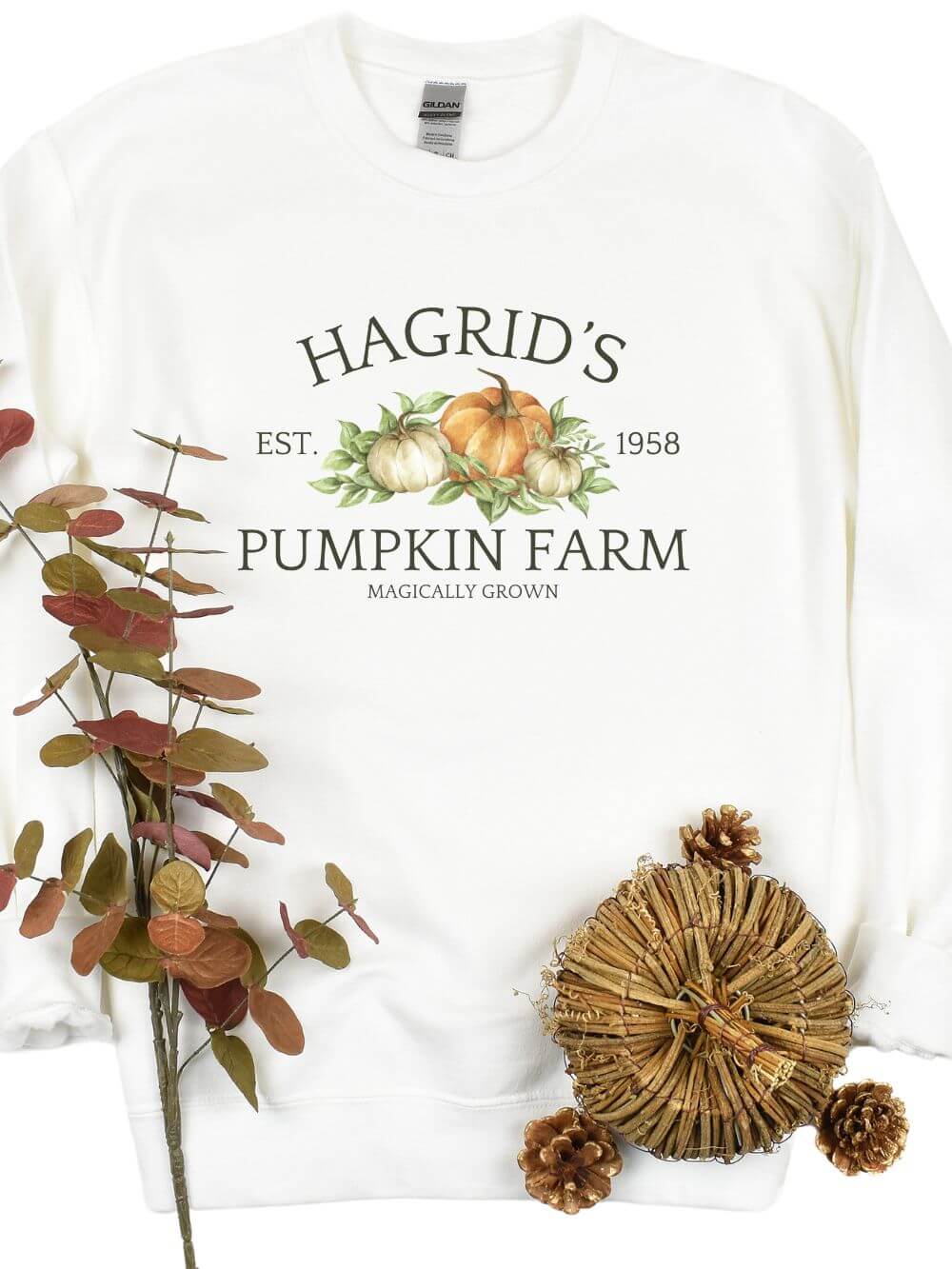 Hagrid's Pumpkin Farm Unisex Heavy Blend™ Crewneck Sweatshirt - Sydney So Sweet