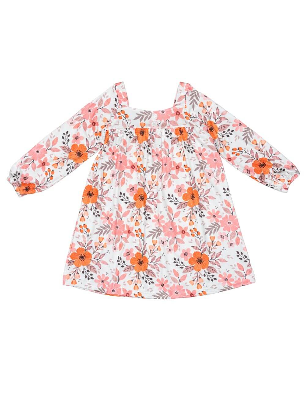 Harvest Poppies Girls Floral Fall Dress