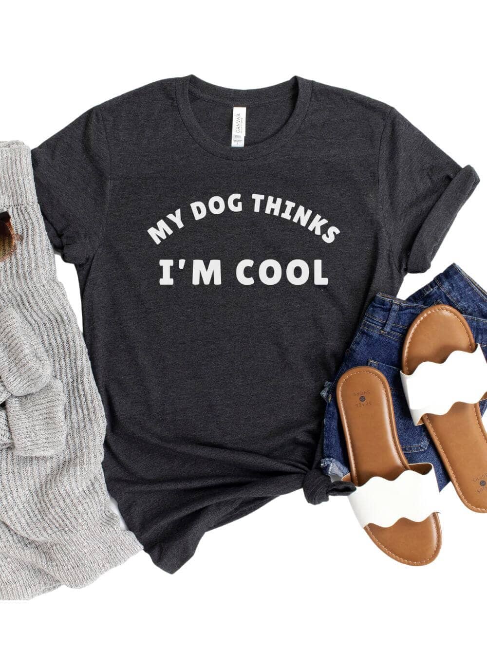 My Dog Thinks I'm Cool Women's Graphic T-Shirt - Sydney So Sweet