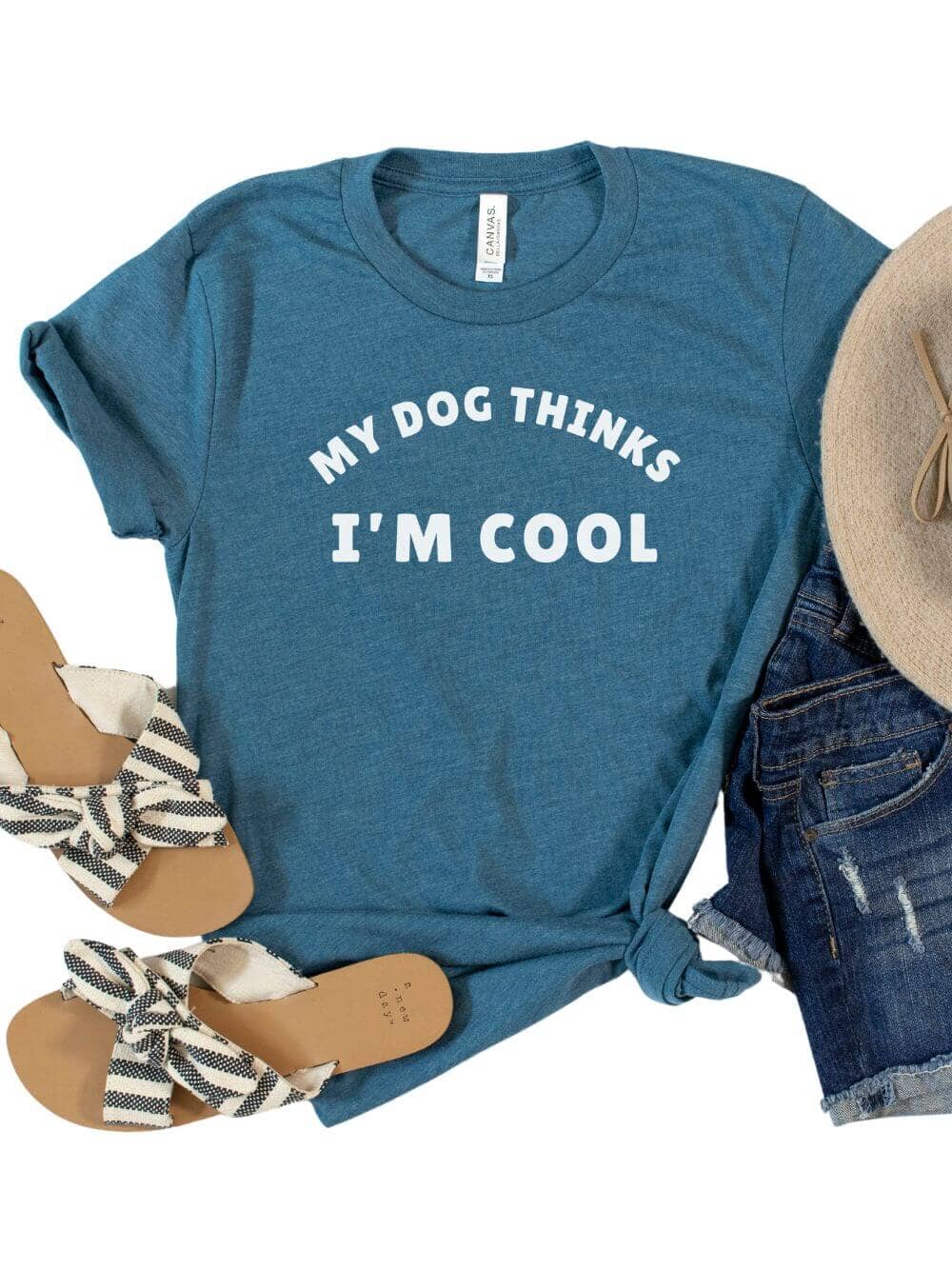 My Dog Thinks I'm Cool Women's Graphic T-Shirt - Sydney So Sweet