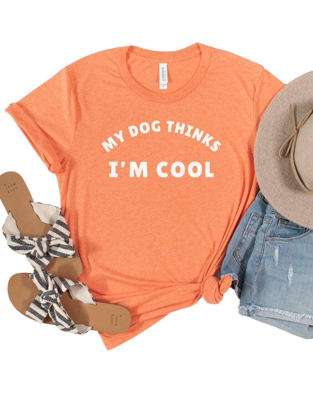 My Dog Thinks I'm Cool Women's Graphic T-Shirt - Sydney So Sweet