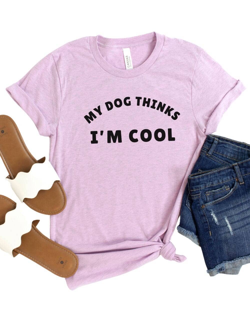 My Dog Thinks I&#39;m Cool Women&#39;s Graphic T-Shirt - Sydney So Sweet