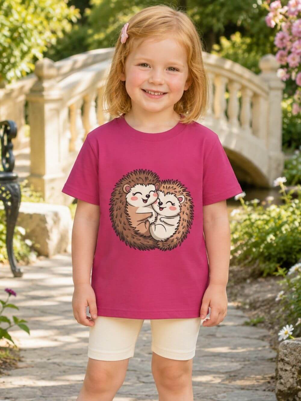 Hedgehog Hug Kids T-Shirt