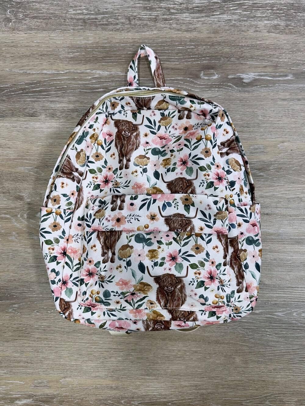 Highland Cow Kids&#39; School Backpack - Sydney So Sweet