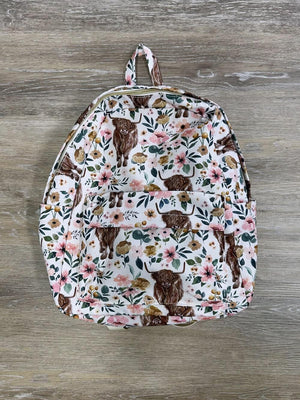 Highland Cow Kids' School Backpack - Sydney So Sweet